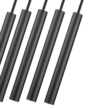 Z-Lite - 919MP12-5L-MB-LED - LED Linear Chandelier - Forest - Matte Black