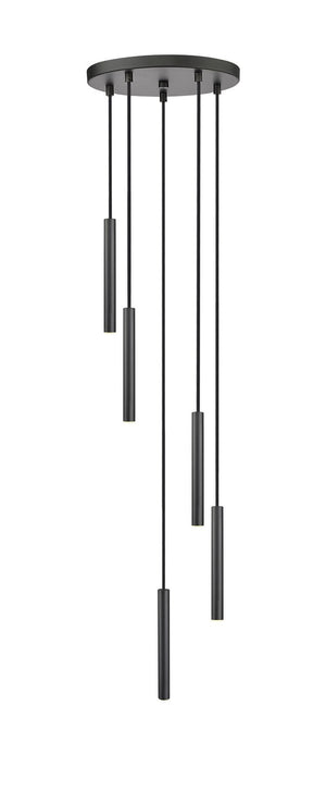 Z-Lite - 919MP12-5R-MB-LED - LED Chandelier - Forest - Matte Black