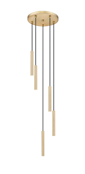 Z-Lite - 919MP12-5R-MGLD-LED - LED Chandelier - Forest - Modern Gold