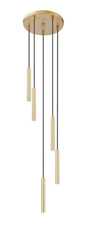 Z-Lite - 919MP12-5R-MGLD-LED - LED Chandelier - Forest - Modern Gold