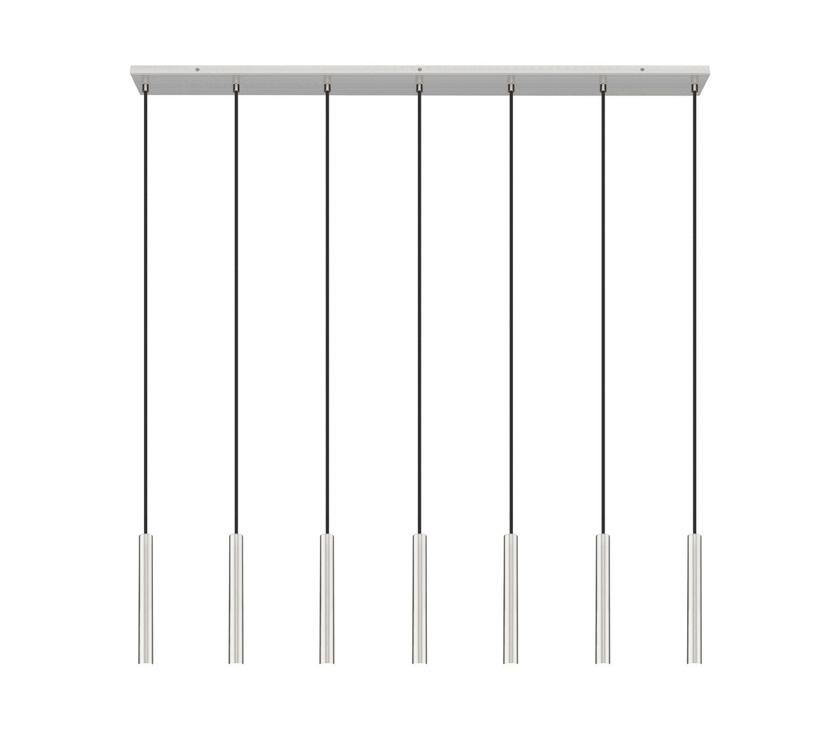 Z-Lite - 919MP12-7L-BN-LED - LED Linear Chandelier - Forest - Brushed Nickel