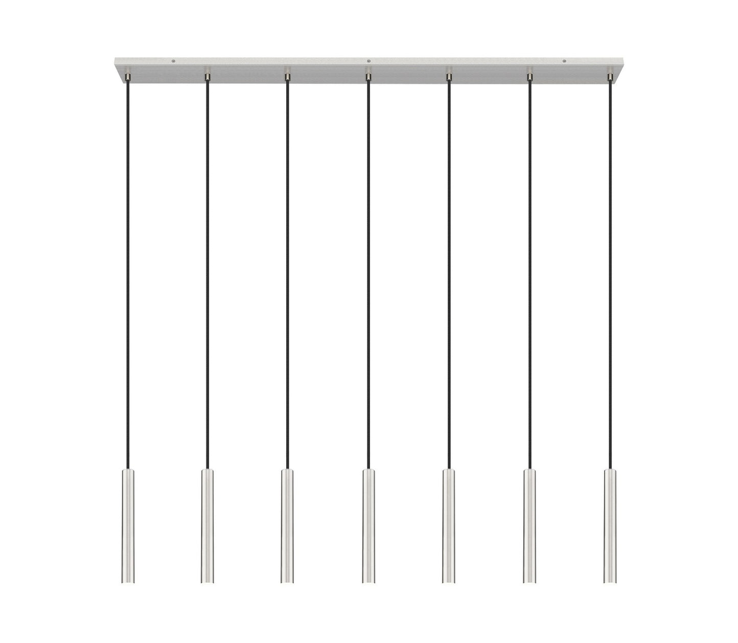 Z-Lite - 919MP12-7L-BN-LED - LED Linear Chandelier - Forest - Brushed Nickel