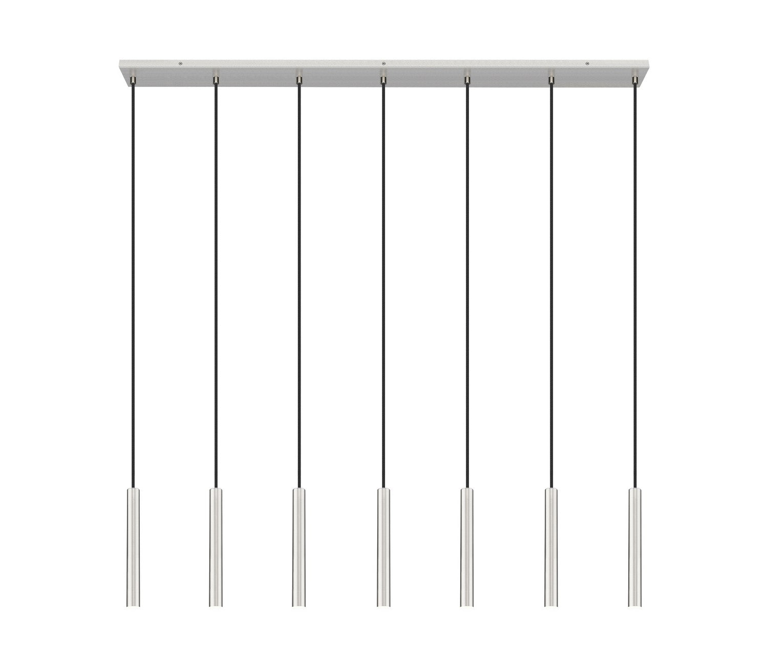 Z-Lite - 919MP12-7L-BN-LED - LED Linear Chandelier - Forest - Brushed Nickel