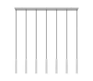 Z-Lite - 919MP12-7L-BN-LED - LED Linear Chandelier - Forest - Brushed Nickel