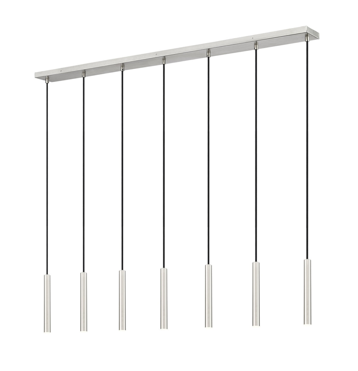 Z-Lite - 919MP12-7L-BN-LED - LED Linear Chandelier - Forest - Brushed Nickel