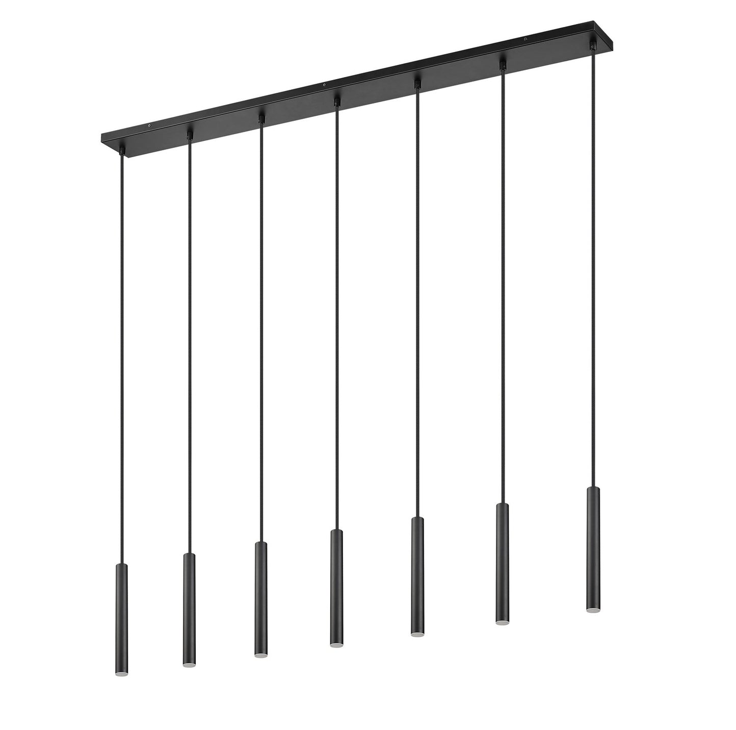Z-Lite - 919MP12-7L-MB-LED - LED Linear Chandelier - Forest - Matte Black