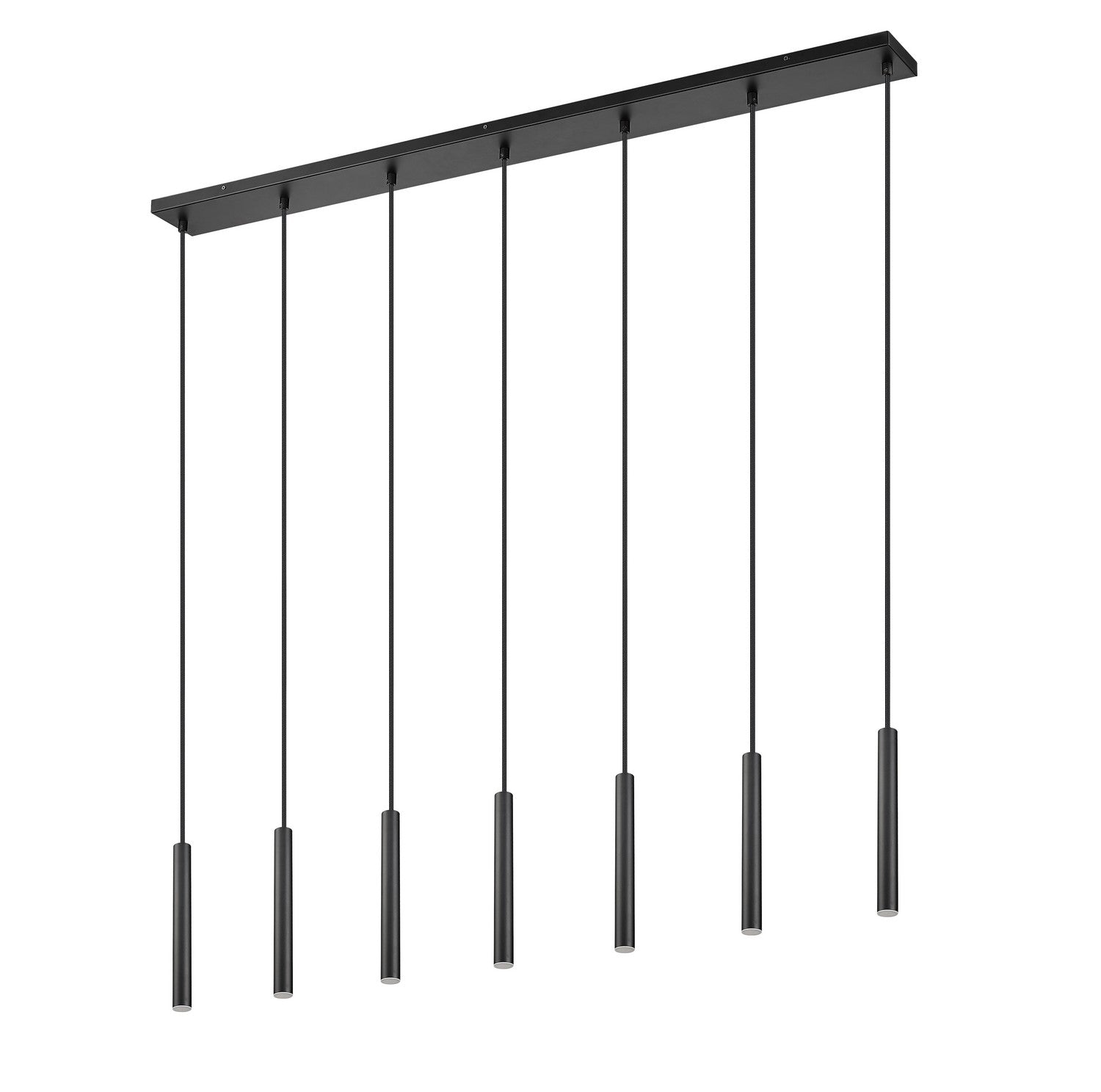 Z-Lite - 919MP12-7L-MB-LED - LED Linear Chandelier - Forest - Matte Black