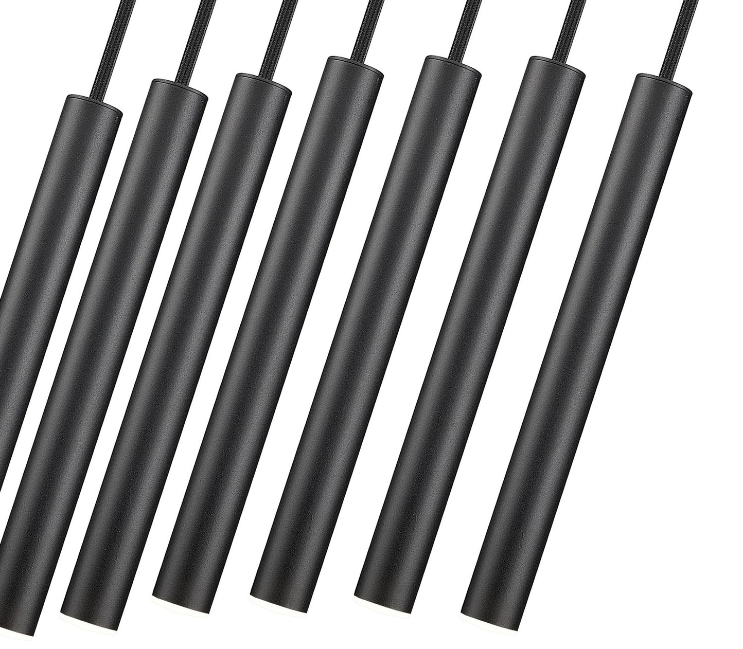 Z-Lite - 919MP12-7L-MB-LED - LED Linear Chandelier - Forest - Matte Black