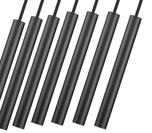 Z-Lite - 919MP12-7L-MB-LED - LED Linear Chandelier - Forest - Matte Black