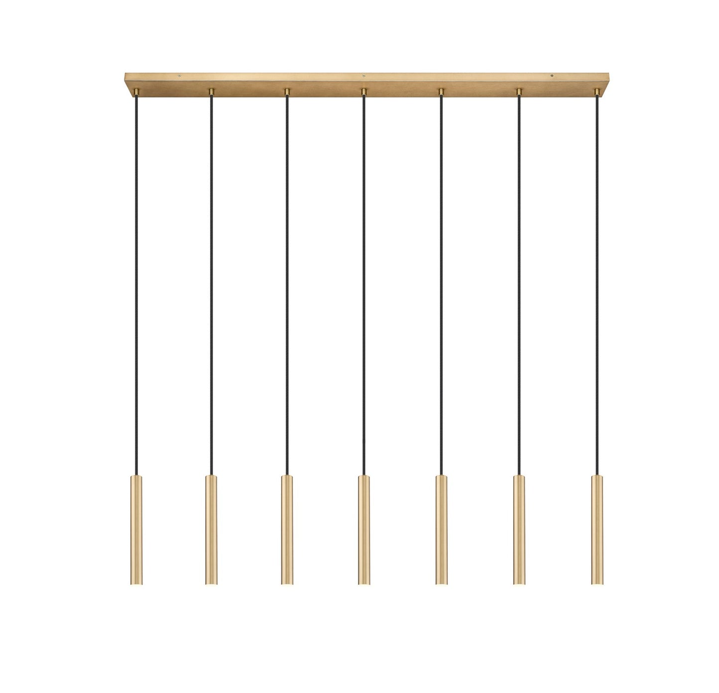Z-Lite - 919MP12-7L-MGLD-LED - LED Linear Chandelier - Forest - Modern Gold