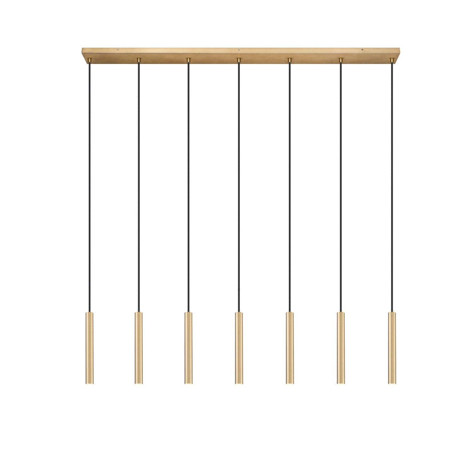 Z-Lite - 919MP12-7L-MGLD-LED - LED Linear Chandelier - Forest - Modern Gold