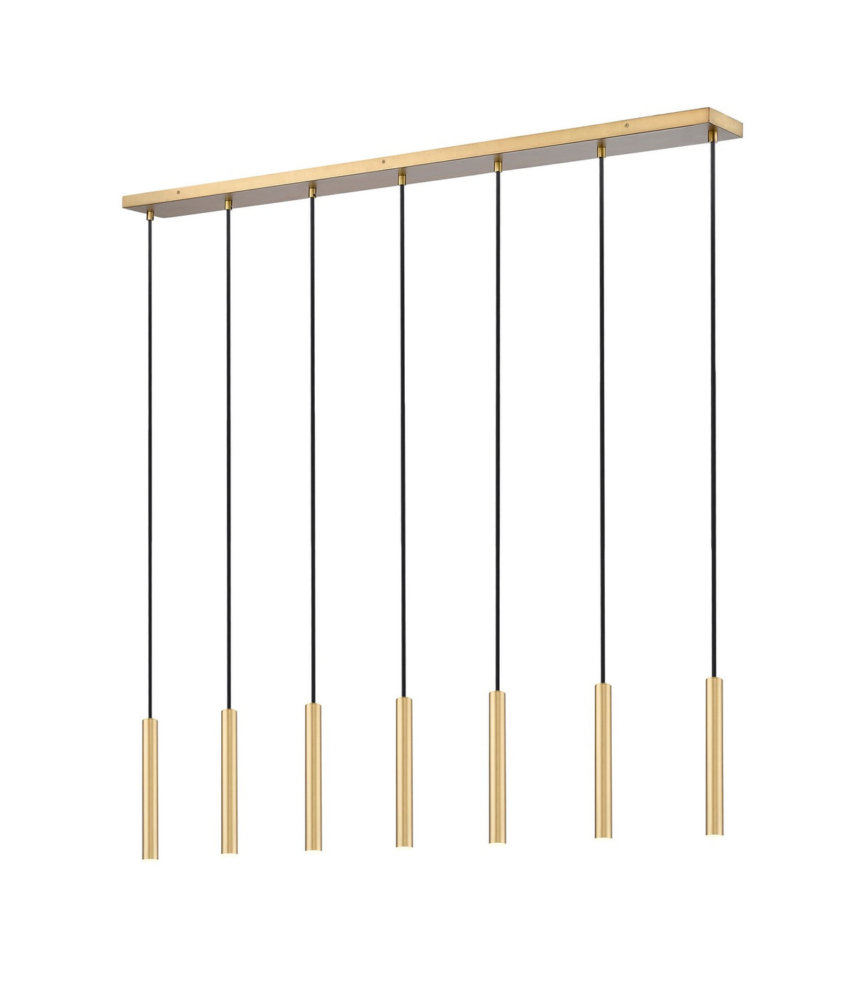 Z-Lite - 919MP12-7L-MGLD-LED - LED Linear Chandelier - Forest - Modern Gold