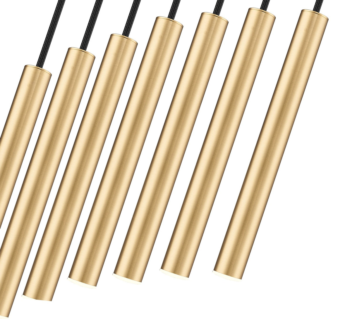 Z-Lite - 919MP12-7L-MGLD-LED - LED Linear Chandelier - Forest - Modern Gold