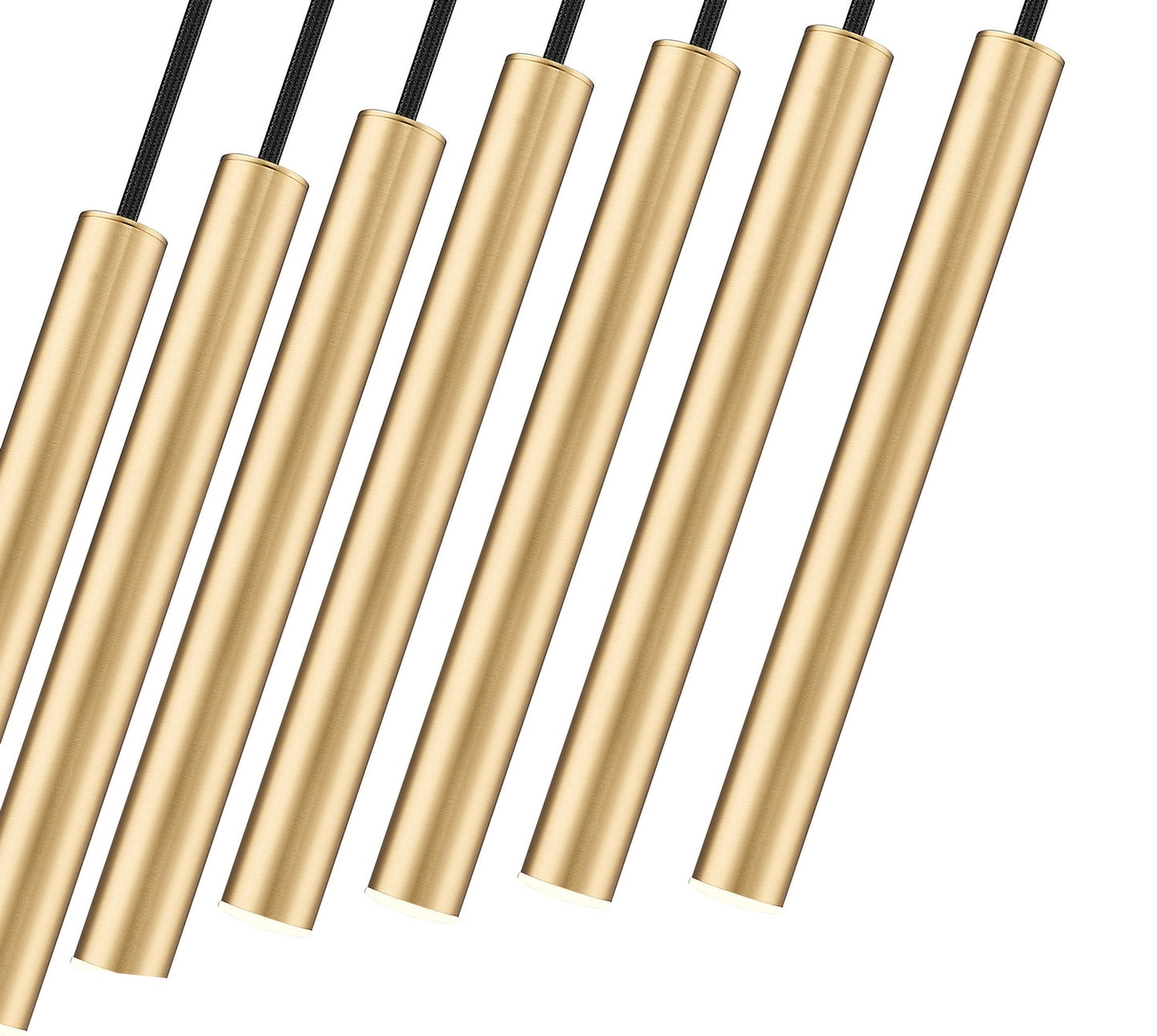 Z-Lite - 919MP12-7L-MGLD-LED - LED Linear Chandelier - Forest - Modern Gold