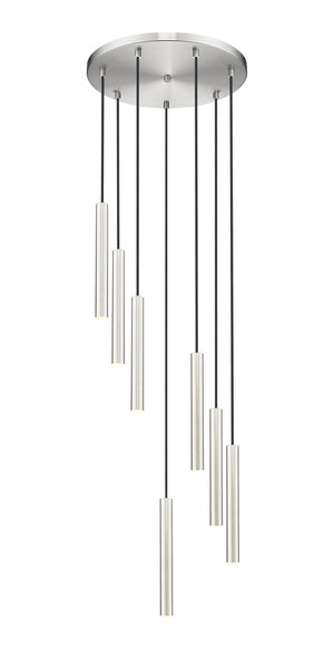 Z-Lite - 919MP12-7R-BN-LED - LED Chandelier - Forest - Brushed Nickel