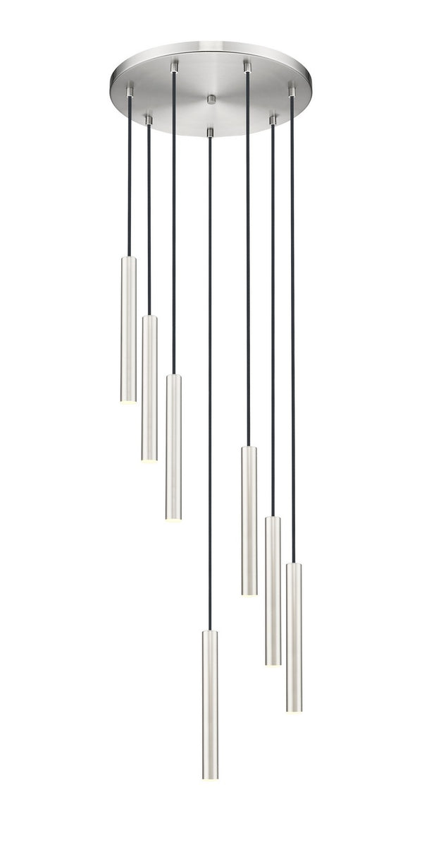 Z-Lite - 919MP12-7R-BN-LED - LED Chandelier - Forest - Brushed Nickel