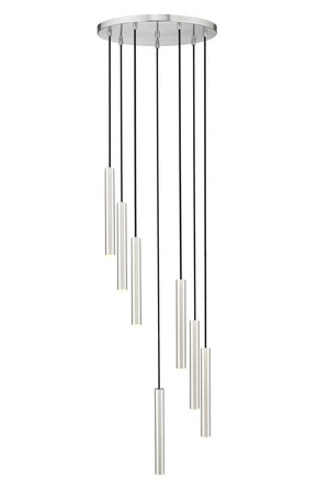Z-Lite - 919MP12-7R-BN-LED - LED Chandelier - Forest - Brushed Nickel