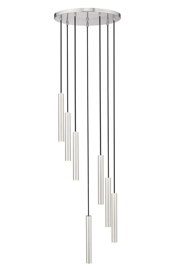 Z-Lite - 919MP12-7R-BN-LED - LED Chandelier - Forest - Brushed Nickel