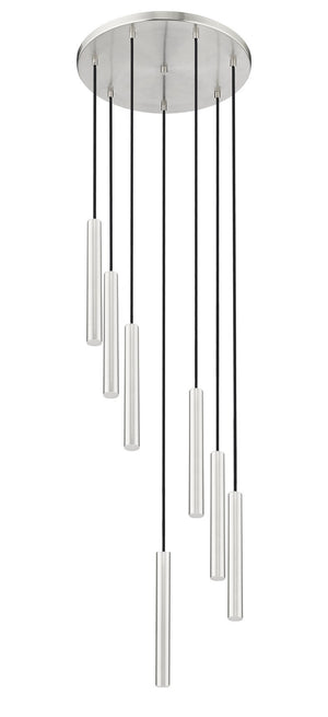 Z-Lite - 919MP12-7R-BN-LED - LED Chandelier - Forest - Brushed Nickel