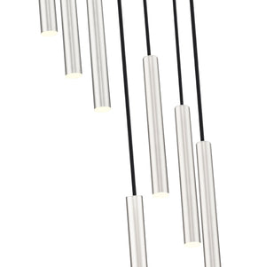 Z-Lite - 919MP12-7R-BN-LED - LED Chandelier - Forest - Brushed Nickel