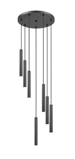 Z-Lite - 919MP12-7R-MB-LED - LED Chandelier - Forest - Matte Black