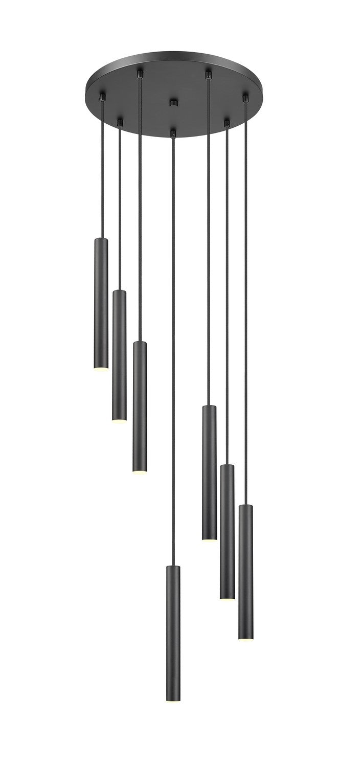 Z-Lite - 919MP12-7R-MB-LED - LED Chandelier - Forest - Matte Black