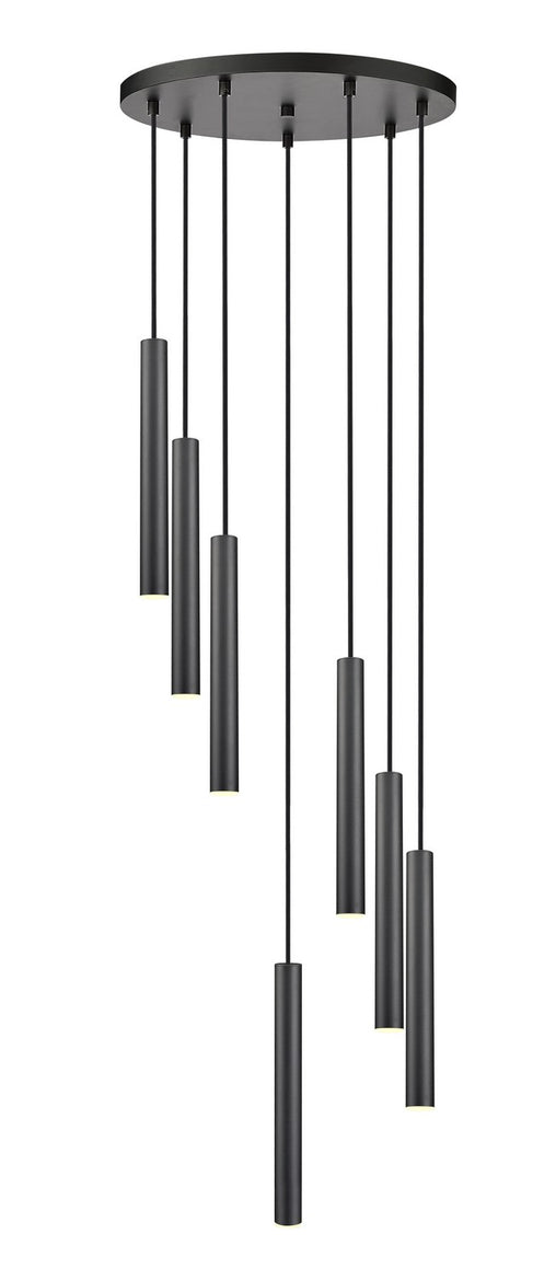 Z-Lite - 919MP12-7R-MB-LED - LED Chandelier - Forest - Matte Black