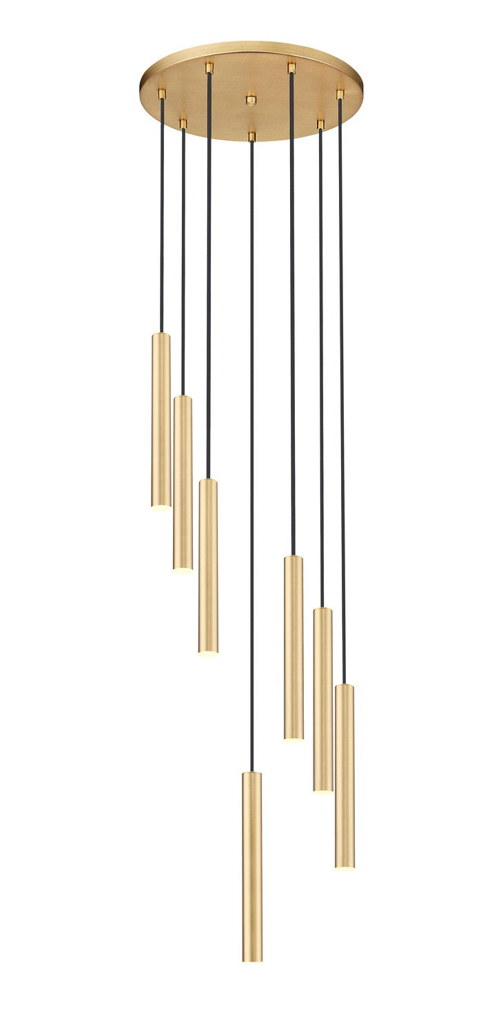 Z-Lite - 919MP12-7R-MGLD-LED - LED Chandelier - Forest - Modern Gold