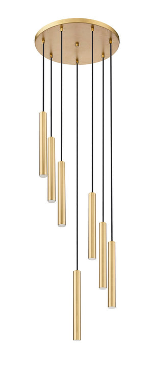 Z-Lite - 919MP12-7R-MGLD-LED - LED Chandelier - Forest - Modern Gold