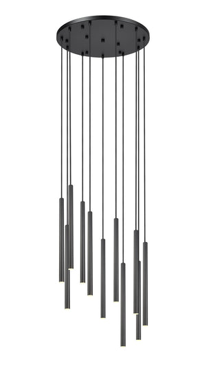 Z-Lite - 919MP24-11R-MB-LED - LED Chandelier - Forest - Matte Black