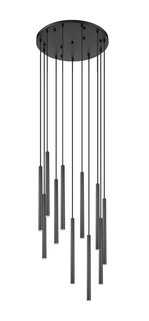 Z-Lite - 919MP24-11R-MB-LED - LED Chandelier - Forest - Matte Black