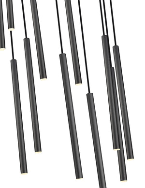 Z-Lite - 919MP24-11R-MB-LED - LED Chandelier - Forest - Matte Black