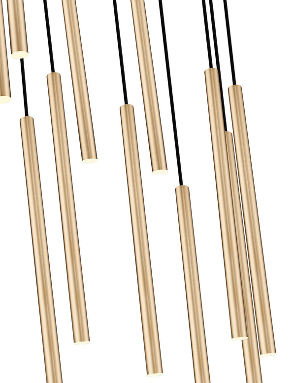 Z-Lite - 919MP24-11R-MGLD-LED - LED Chandelier - Forest - Modern Gold