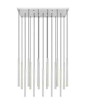 Z-Lite - 919MP24-17L-BN-LED - LED Linear Chandelier - Forest - Brushed Nickel