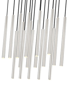 Z-Lite - 919MP24-17L-BN-LED - LED Linear Chandelier - Forest - Brushed Nickel
