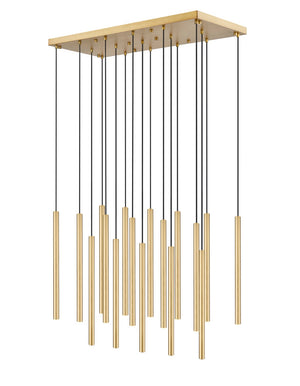 Z-Lite - 919MP24-17L-MGLD-LED - LED Linear Chandelier - Forest - Modern Gold