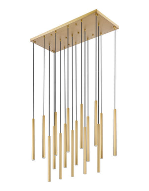 Z-Lite - 919MP24-17L-MGLD-LED - LED Linear Chandelier - Forest - Modern Gold