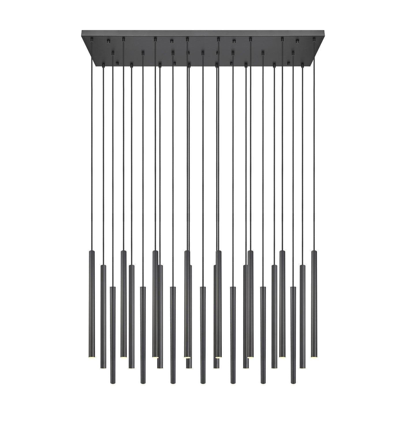 Z-Lite - 919MP24-23L-MB-LED - LED Linear Chandelier - Forest - Matte Black
