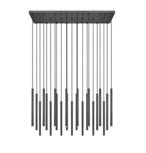 Z-Lite - 919MP24-23L-MB-LED - LED Linear Chandelier - Forest - Matte Black