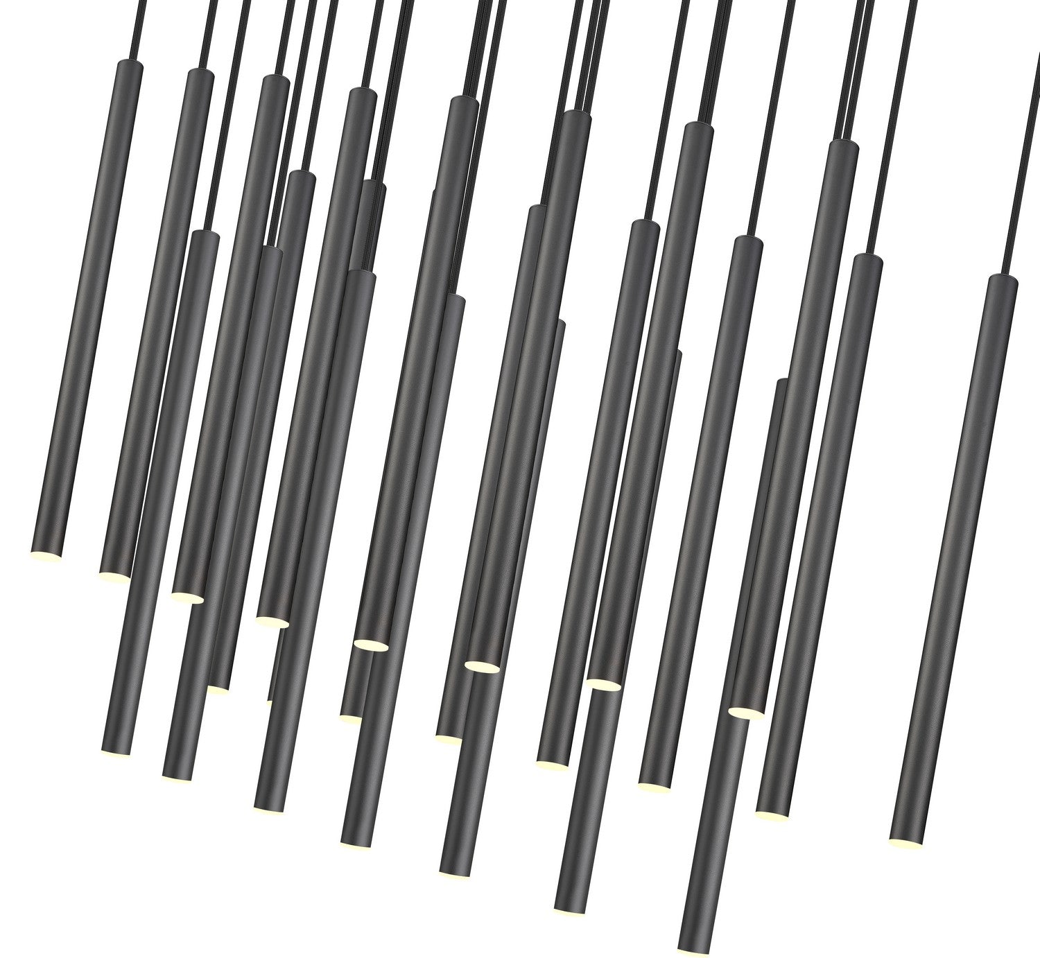 Z-Lite - 919MP24-23L-MB-LED - LED Linear Chandelier - Forest - Matte Black