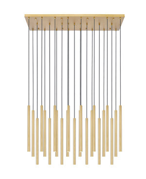 Z-Lite - 919MP24-23L-MGLD-LED - LED Linear Chandelier - Forest - Modern Gold
