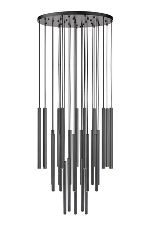 Z-Lite - 919MP24-27R-MB-LED - LED Chandelier - Forest - Matte Black