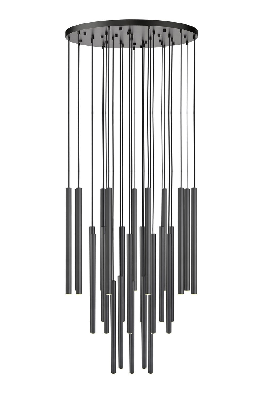 Z-Lite - 919MP24-27R-MB-LED - LED Chandelier - Forest - Matte Black