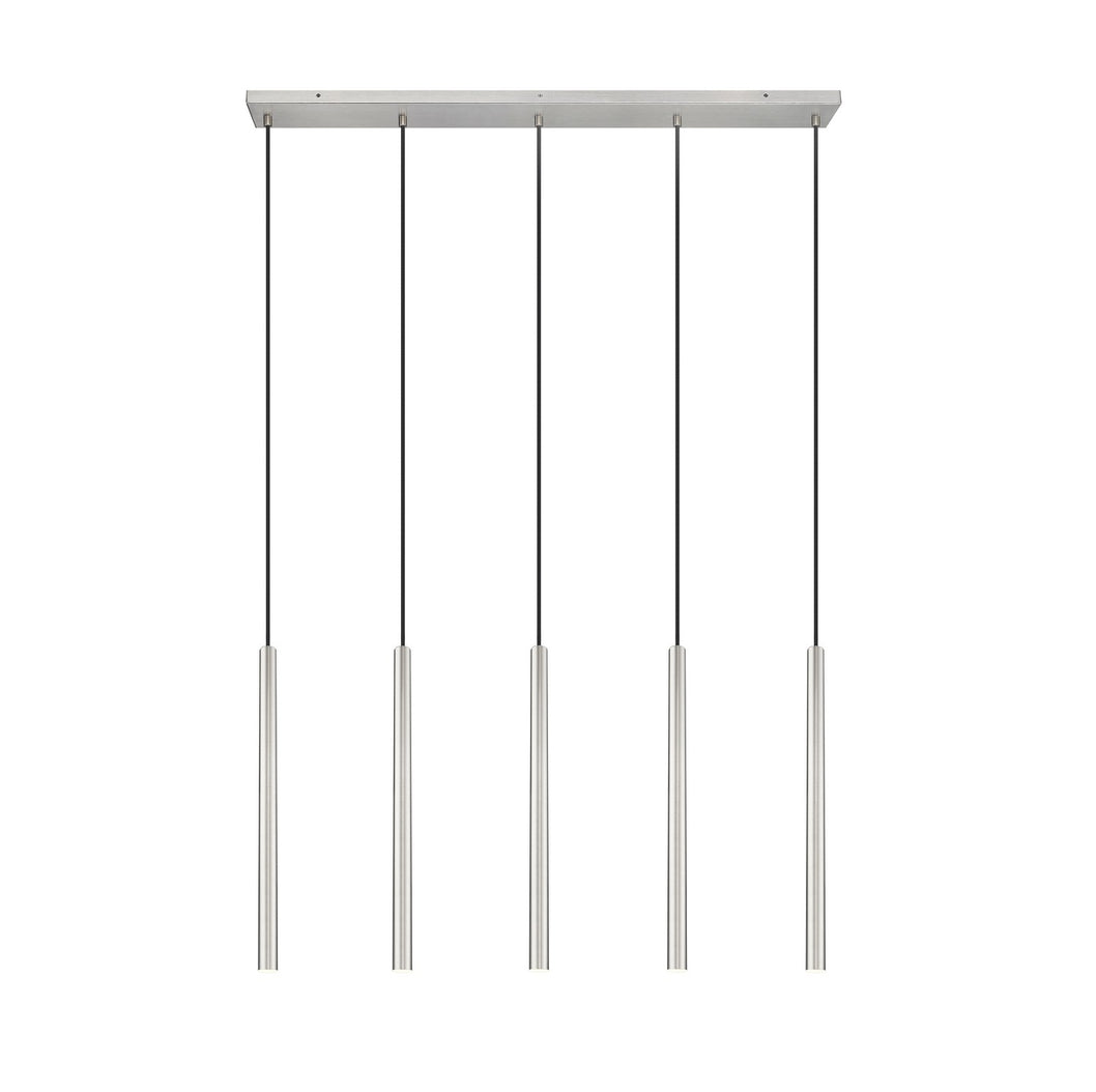 Z-Lite - 919MP24-5L-BN-LED - LED Linear Chandelier - Forest - Brushed Nickel
