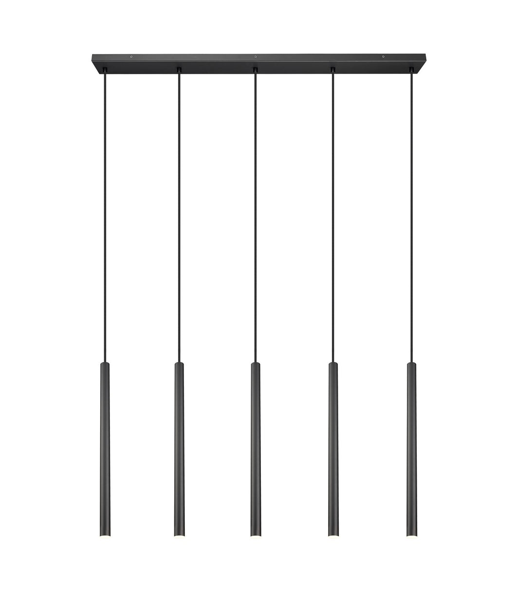 Z-Lite - 919MP24-5L-MB-LED - LED Linear Chandelier - Forest - Matte Black