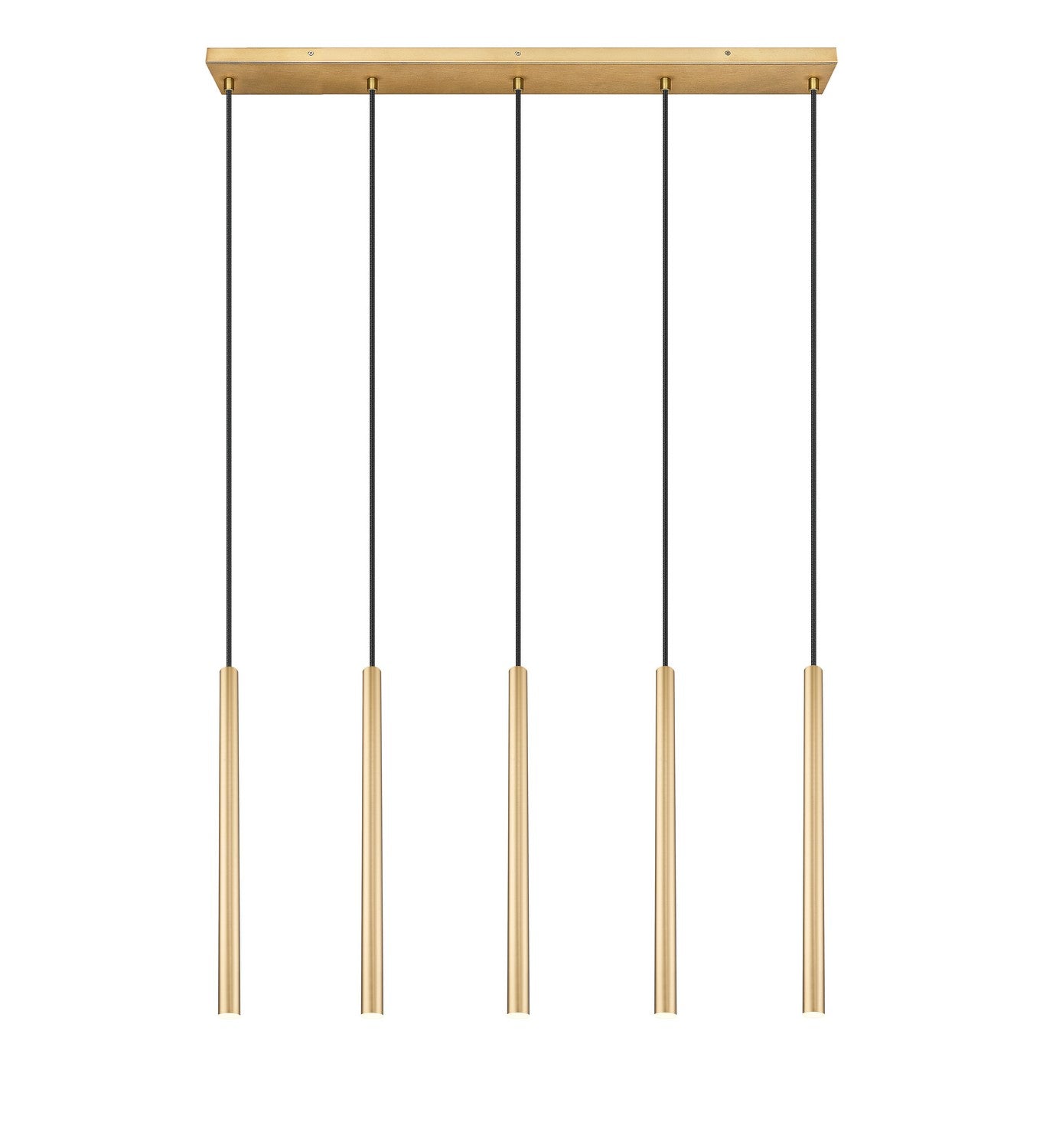 Z-Lite - 919MP24-5L-MGLD-LED - LED Linear Chandelier - Forest - Modern Gold