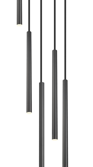 Z-Lite - 919MP24-5R-MB-LED - LED Chandelier - Forest - Matte Black