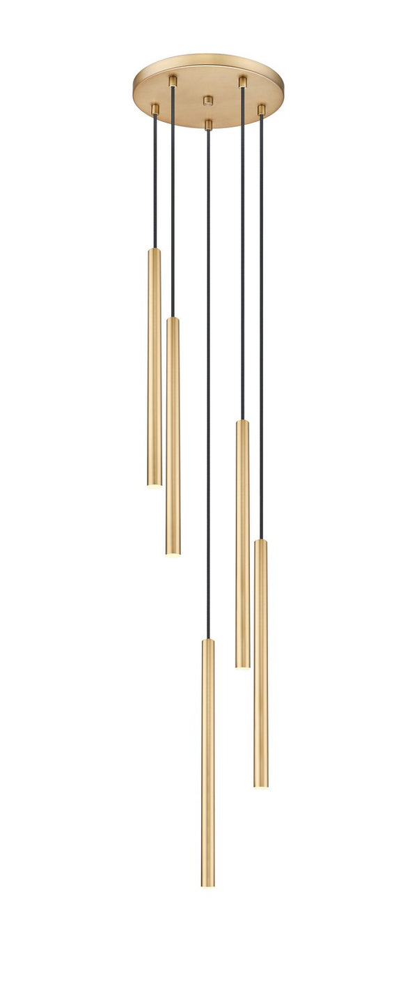 Z-Lite - 919MP24-5R-MGLD-LED - LED Chandelier - Forest - Modern Gold