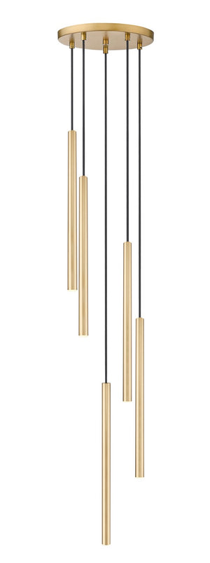 Z-Lite - 919MP24-5R-MGLD-LED - LED Chandelier - Forest - Modern Gold
