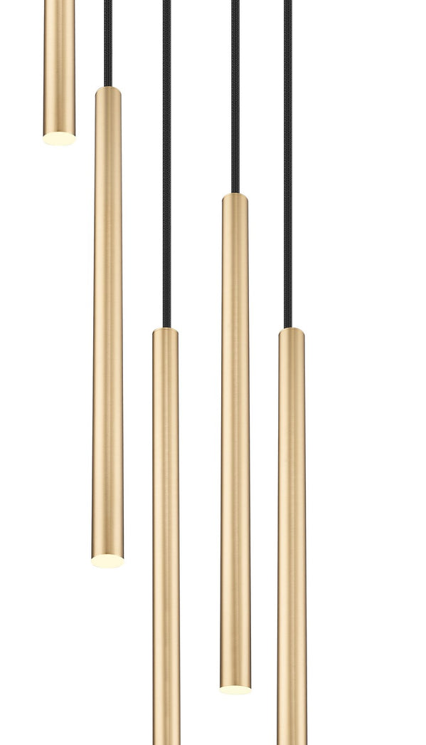 Z-Lite - 919MP24-5R-MGLD-LED - LED Chandelier - Forest - Modern Gold